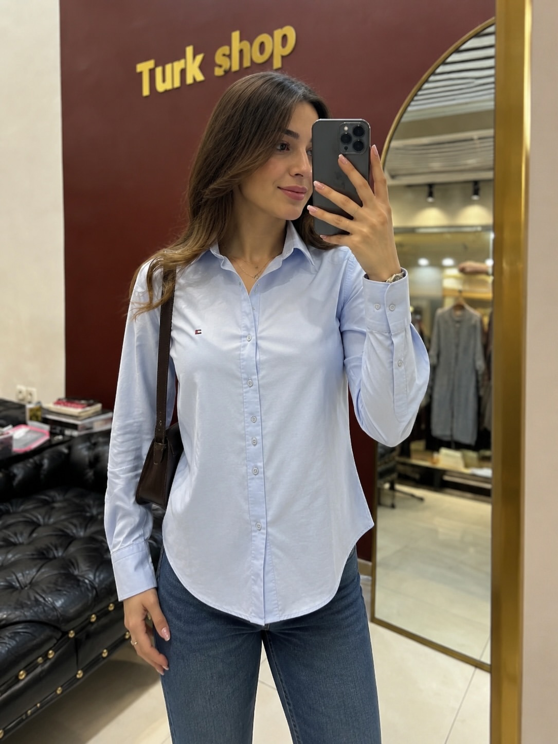 شومیز لینن زنانه برند Tommy و polo